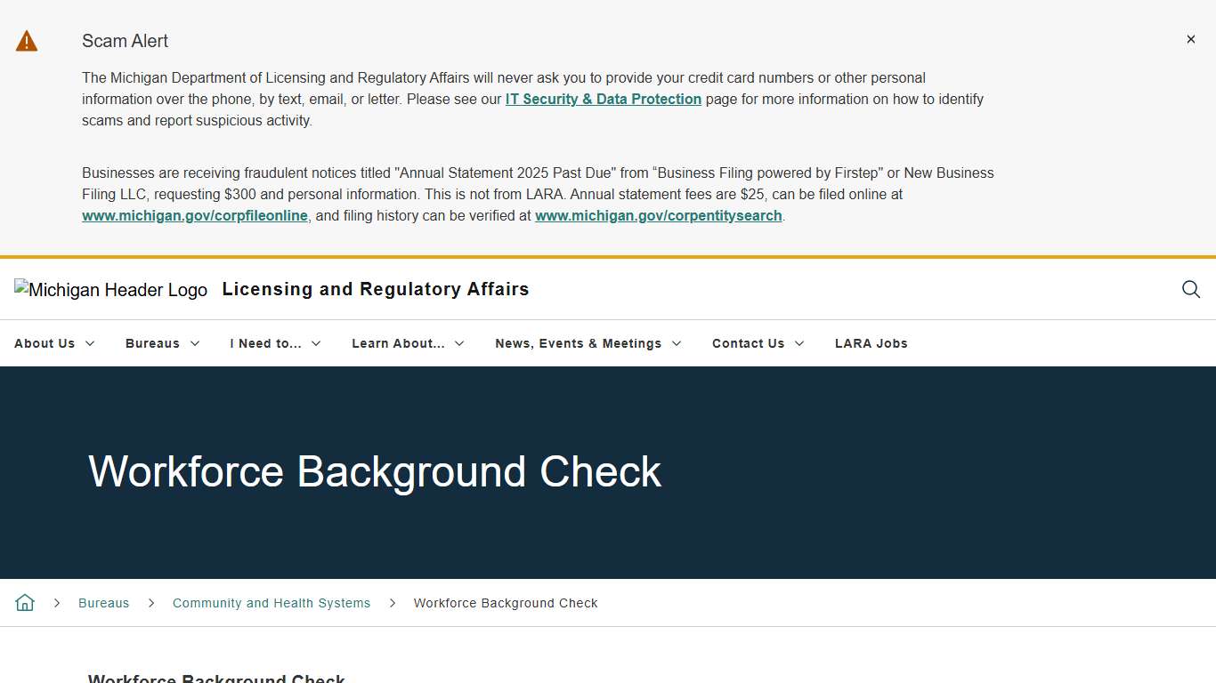 Workforce Background Check